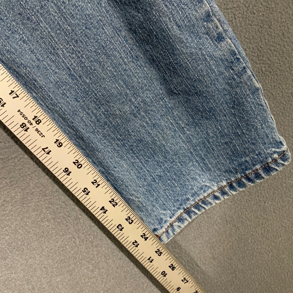 90s Boy's Levi's 550 Relaxed Fit Jeans Blue Denim W26 L26 Size 12‎ Regular - Picture 6 of 9